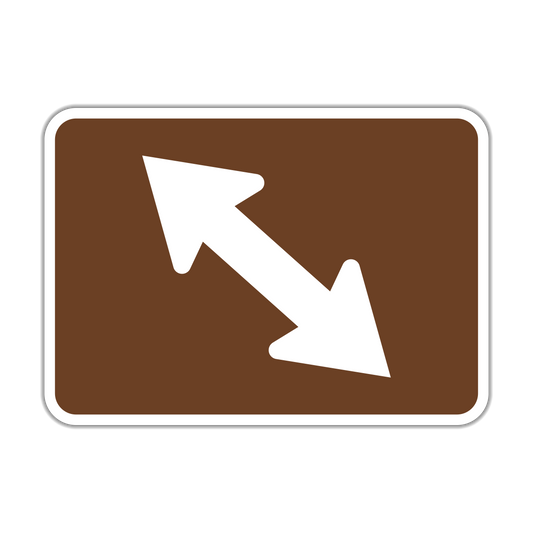 Recreation Directional Arrow Sign (M6-5-REC)