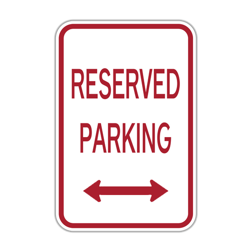 Reserved Parking Sign (RP)