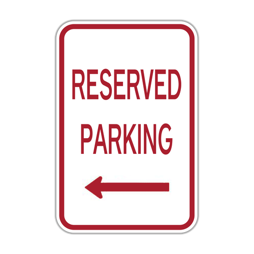 Reserved Parking Sign (RP)