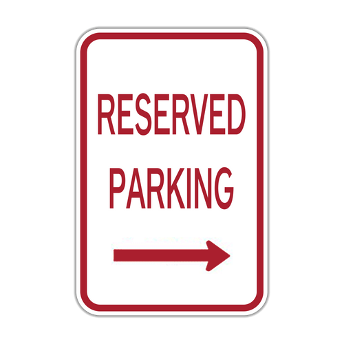 Reserved Parking Sign (RP)