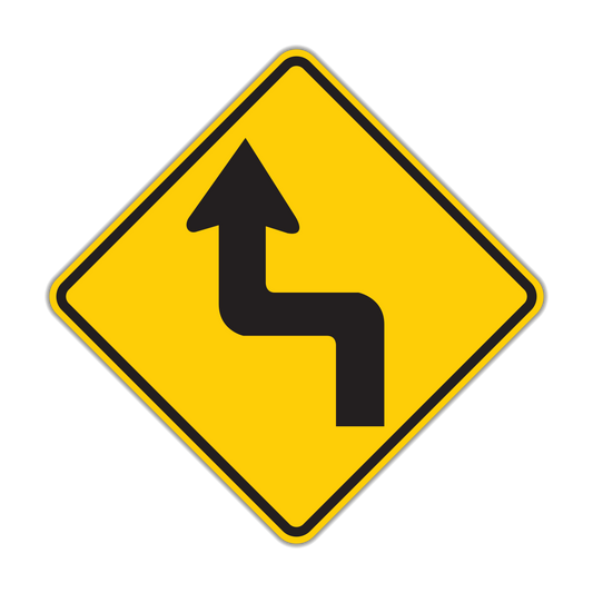 Reverse Turn Sign (W1-3)