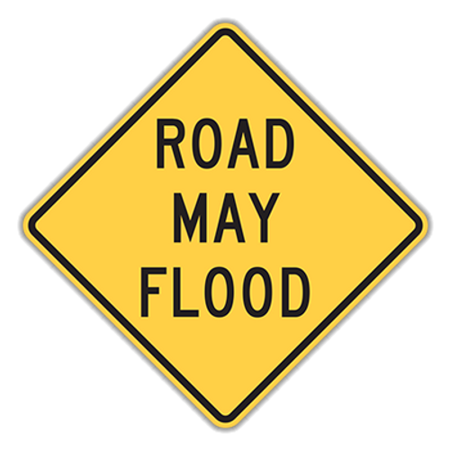 Road May Flood Sign (W8-18)