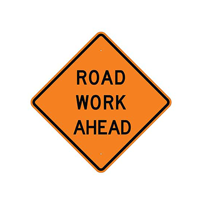 Road Work Ahead Sign (W20-1)
