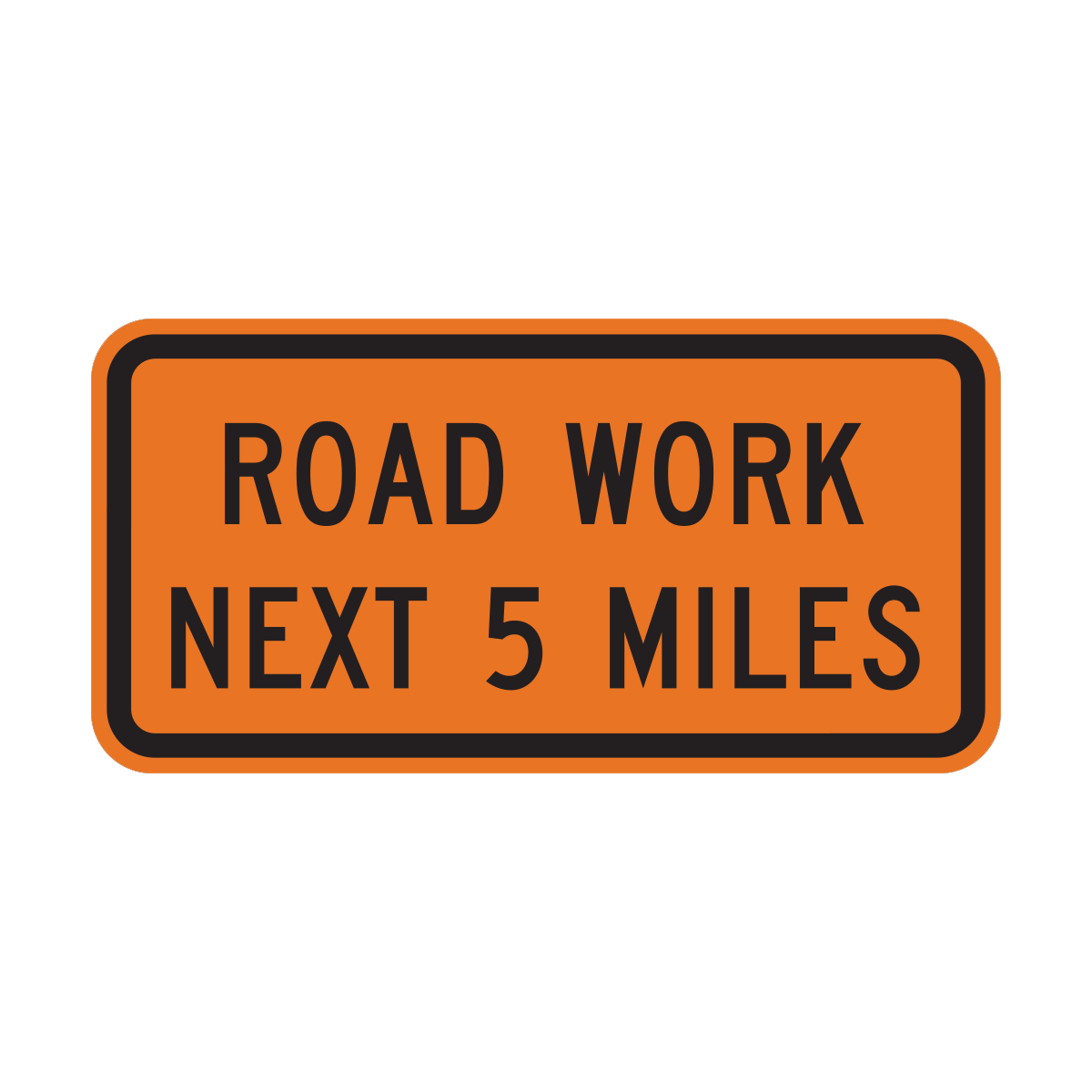 Road Work Next XX Miles (G20-1)