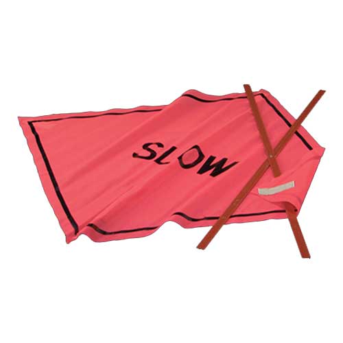 Roll-Up Non-Reflective "SLOW" Sign