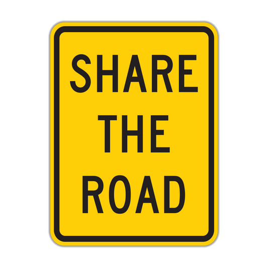 Share the Road Sign (W16-1P)