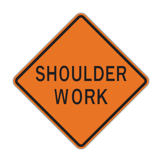 Shoulder Work Sign (W21-5)