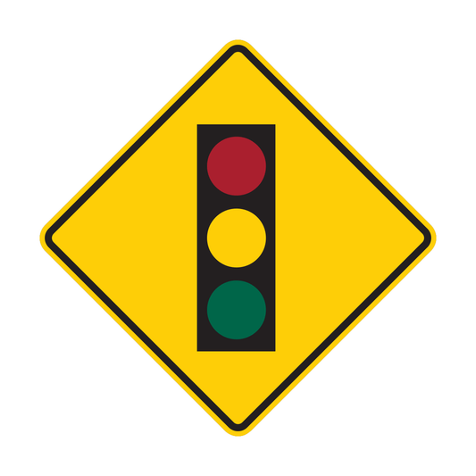 Signal Ahead Sign (W3-3)