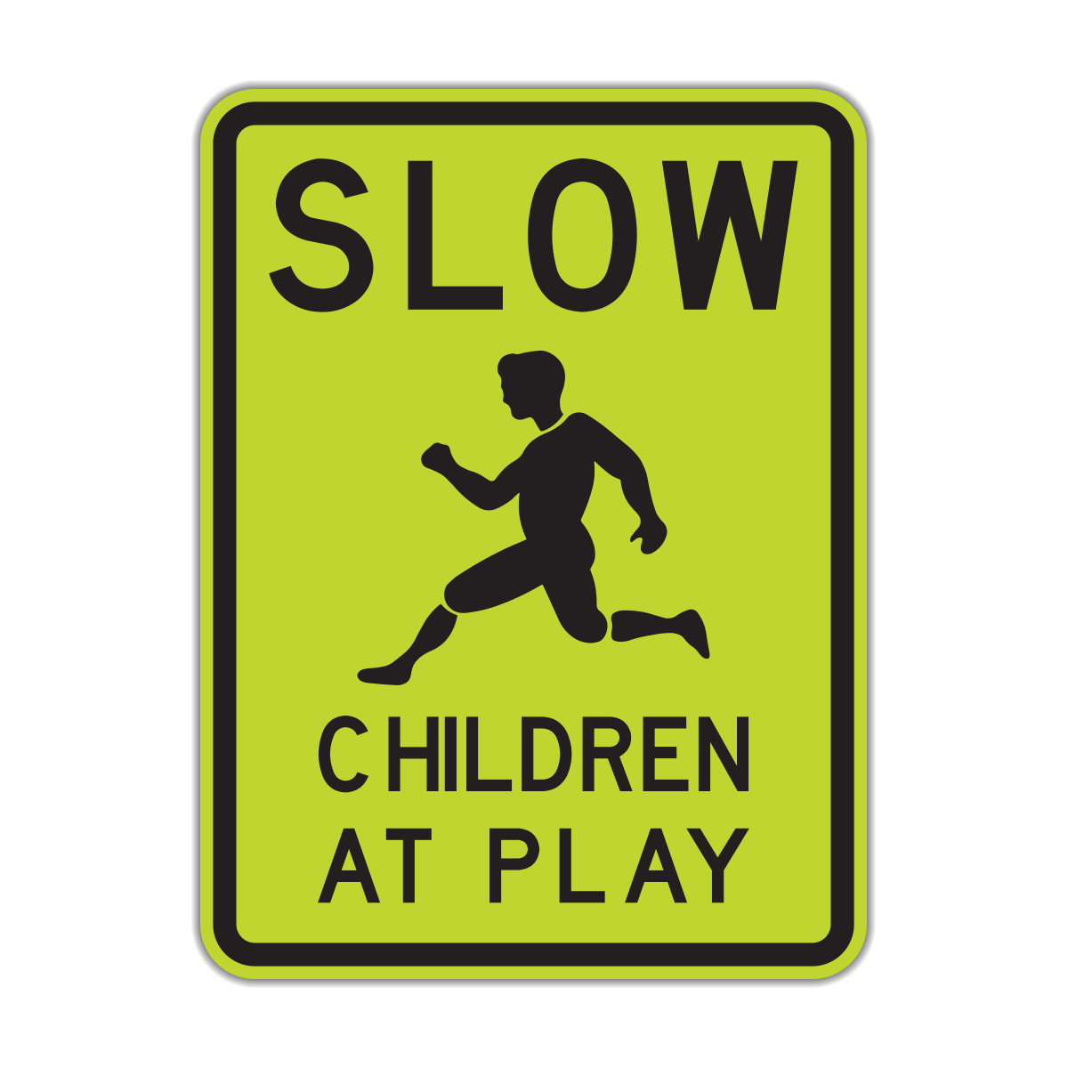Slow Children At Play Sign (W9-12)