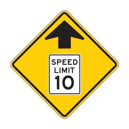 Reduced Speed Limit Ahead (W3-5)
