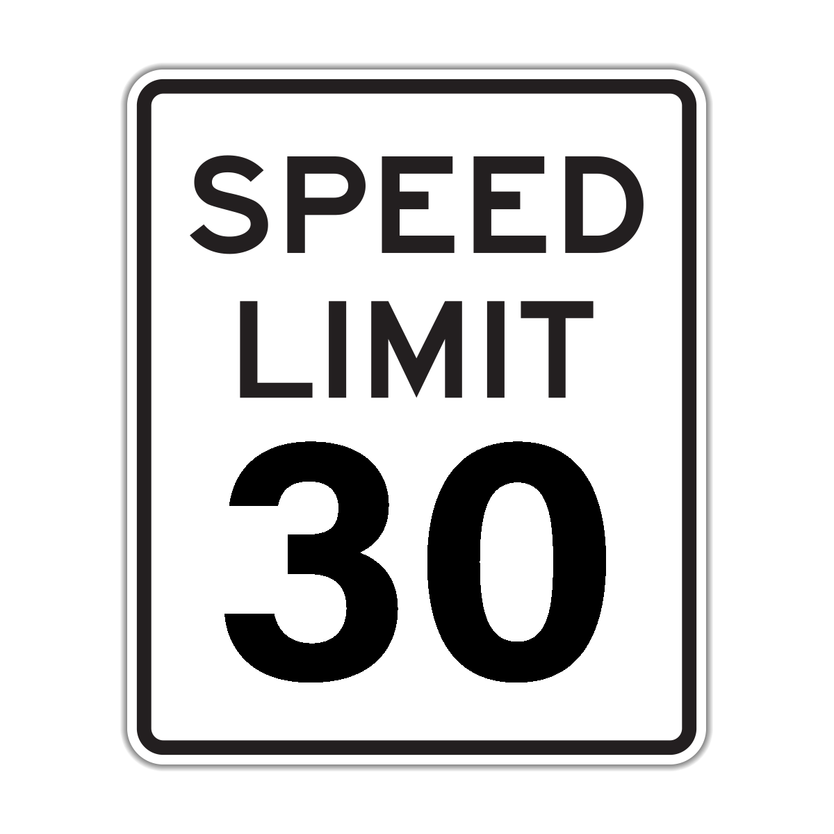 Speed Limit Sign (R2-1)