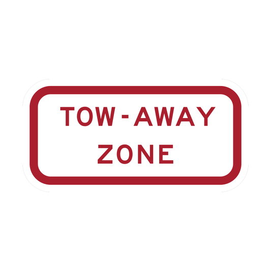 Tow-Away Zone Sign (R7-201aP)