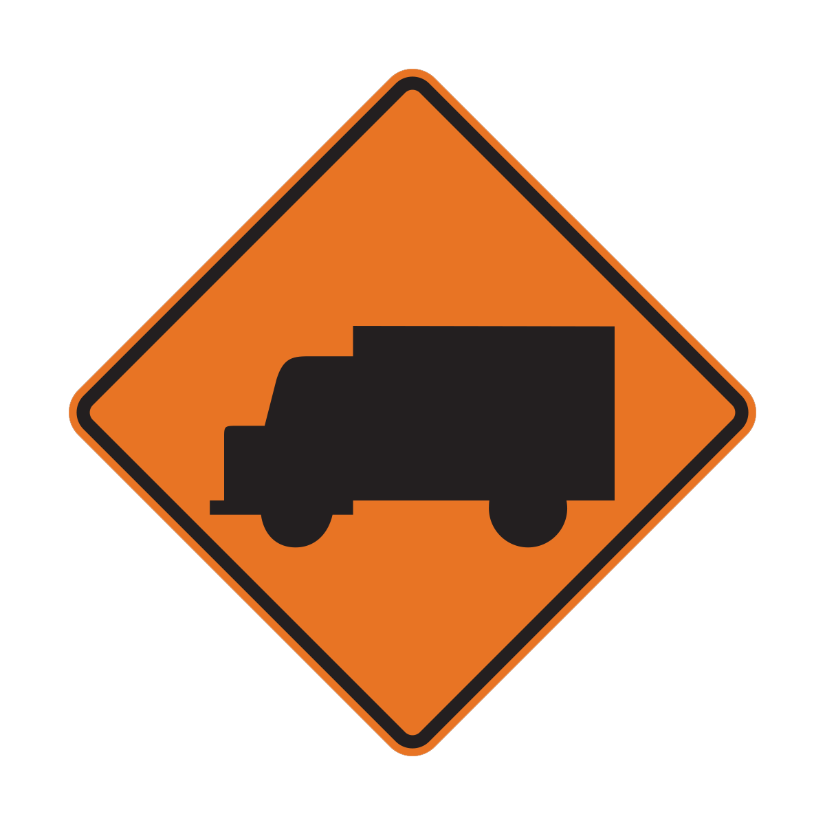Truck Construction Sign (W11-10)