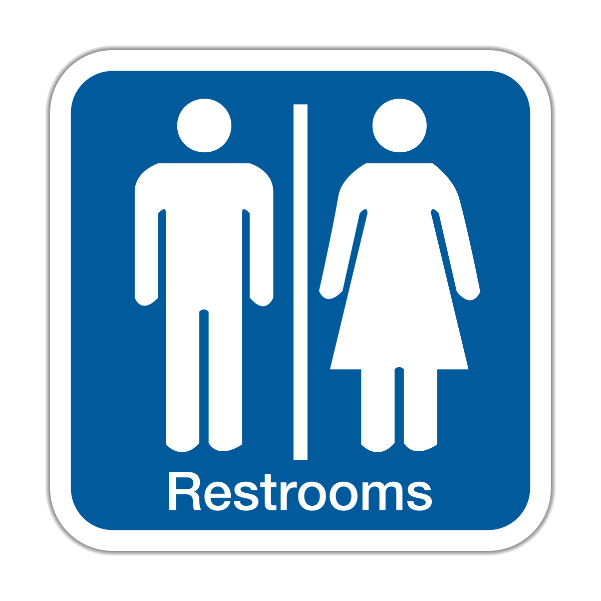 Unisex Restroom Sign