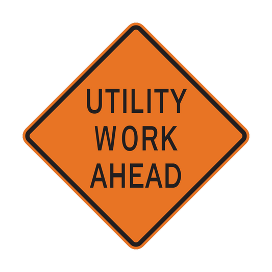 Utility Work Ahead Sign (W21-7)