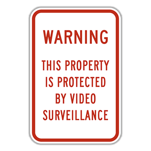 Warning This Property Is Protected by Video Surveillance (WVS)