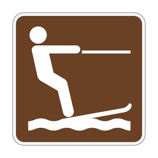 Waterskiing Area Recreation Sign (RS-058)