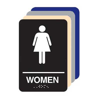 Womens ADA Restroom Sign