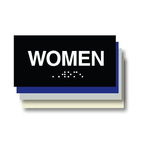 ADA Womens Restroom Plaque