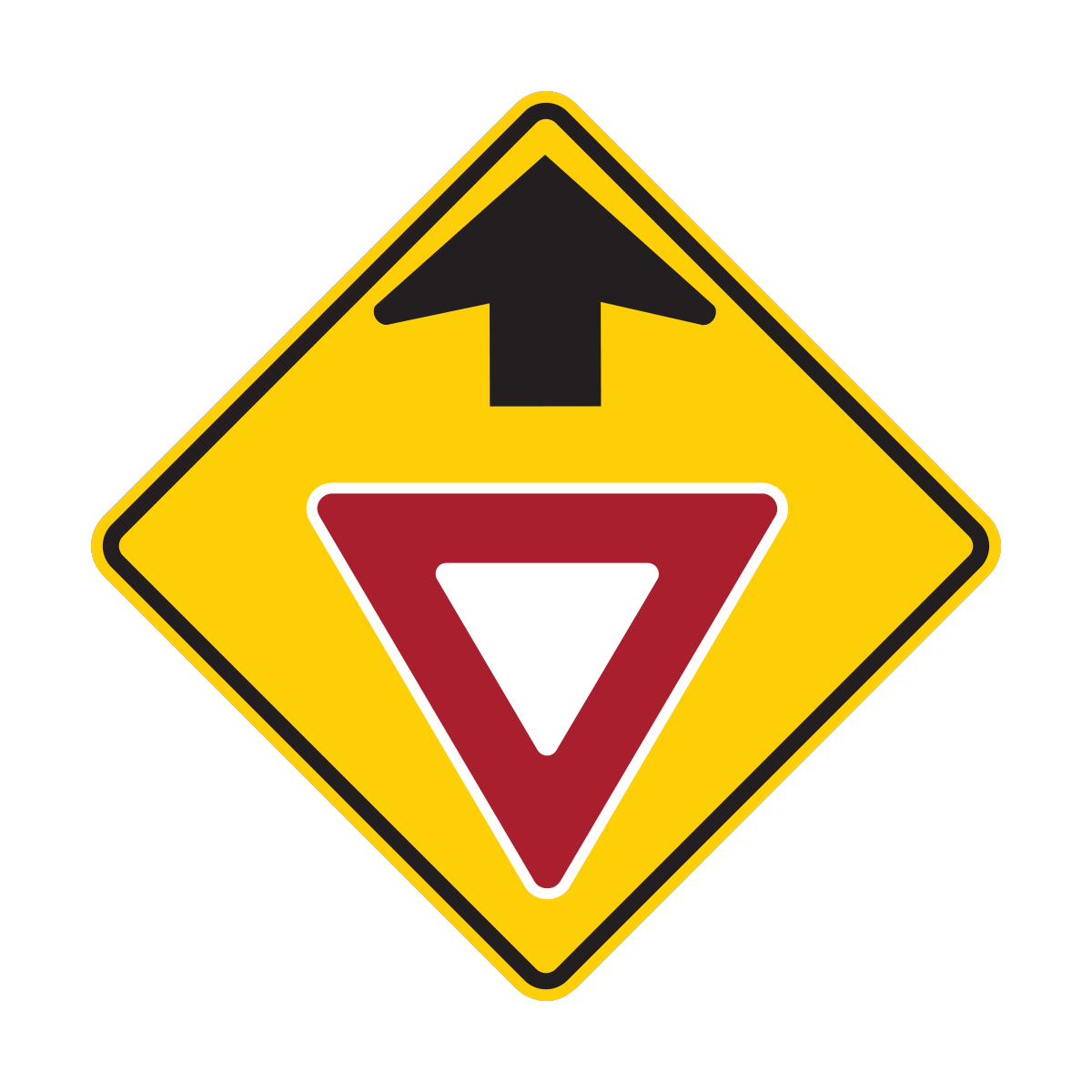 Yield Ahead SymbolSign (W3-2)